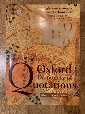 Oxford Dictionary of Quotations
