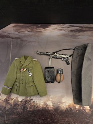German Afrika Korps Jacket & Field equipment