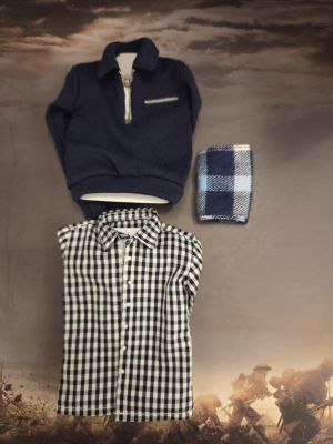 Kriegsmarine Johann Fleece jacket, shirt & scarf